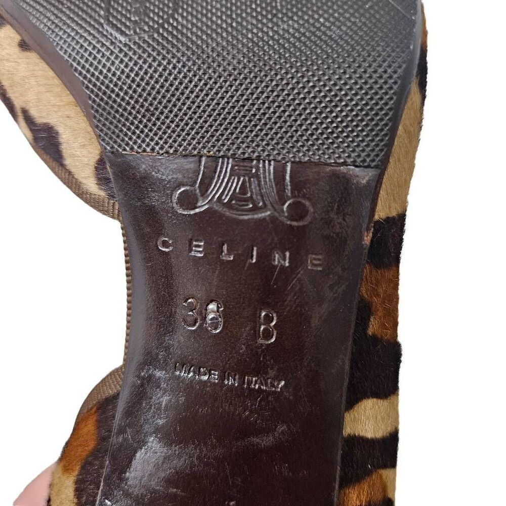Celine pointed toes Leopard print - Picture 10 of 11